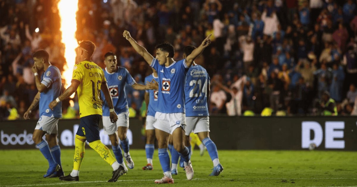 Cruz Azul acentúa la crisis americanista; golea 4-1 en el Clásico Joven