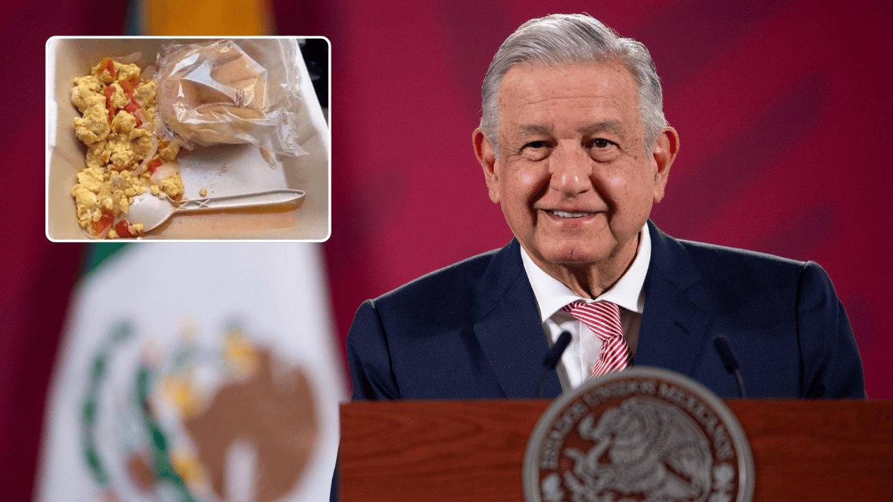 López Obrador responde a críticas en redes sociales por desayuno modesto