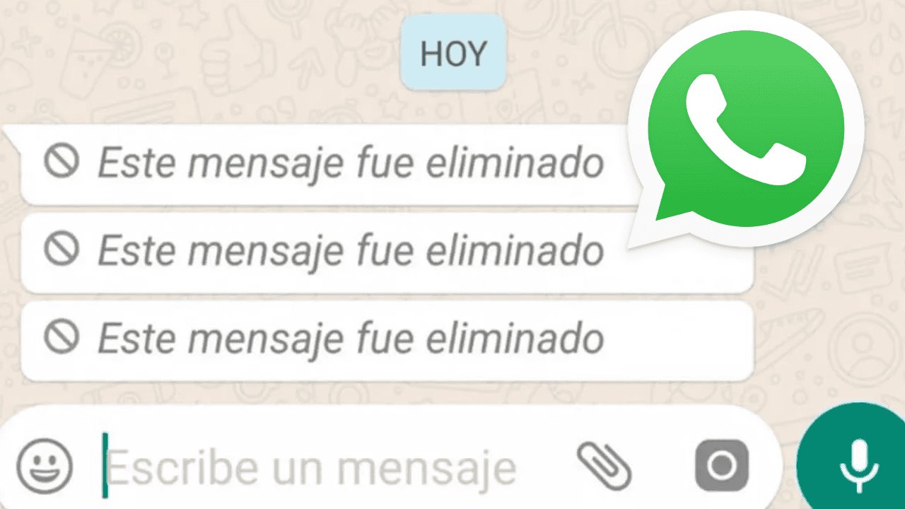 Así puedes leer mensajes borrados en WhatsApp