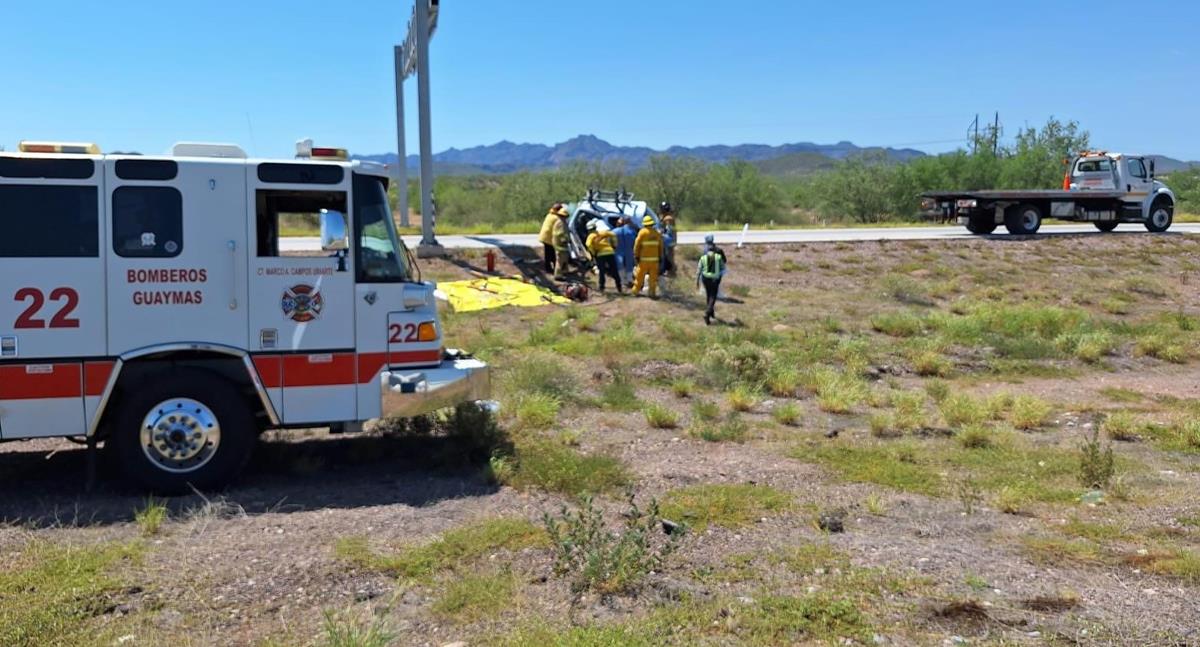 Trágico accidente en carretera Hermosillo-Guaymas