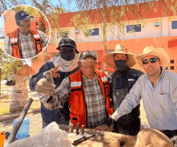 Pedro del Ángel Gómez lleva cuatro décadas dedicado a la albañilería