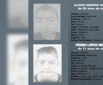 Activan Alerta Amber para hermanos desaparecidos en Hermosillo