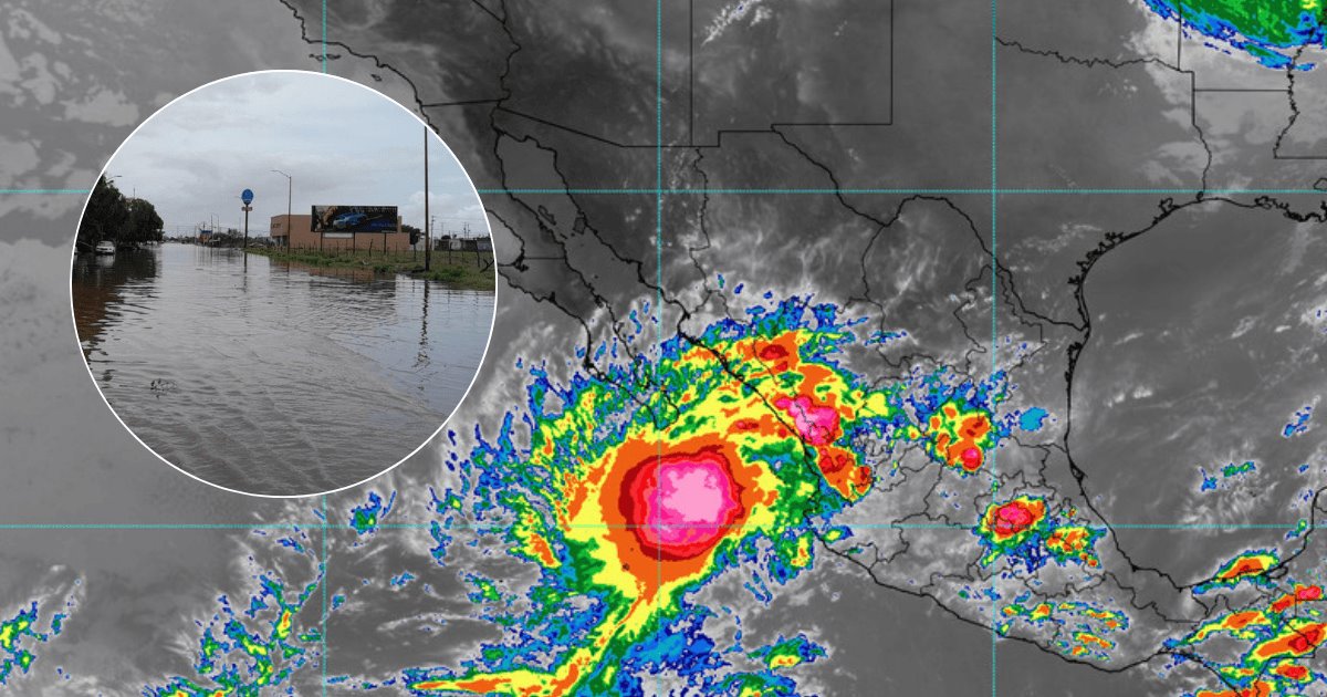 Activan alerta en Sonora por los efectos de la tormenta tropical Ileana