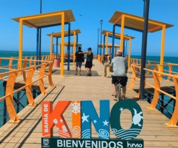 Reabren acceso a playas y muelle turístico en Bahía de Kino