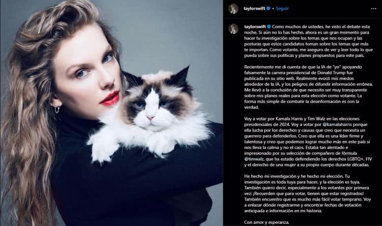 ¡Odio a Taylor Swift!, confiesa Donald Trump en su red social