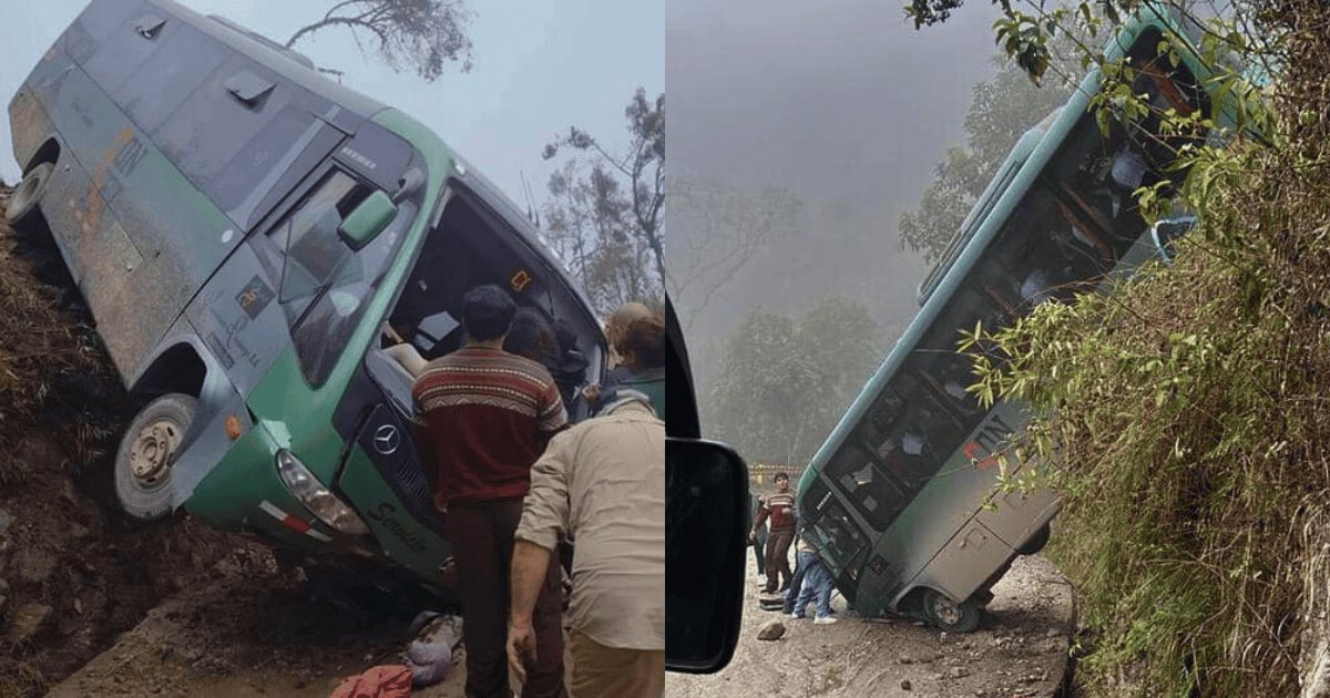 Accidente de autobús en Machu Picchu deja turistas mexicanos heridos