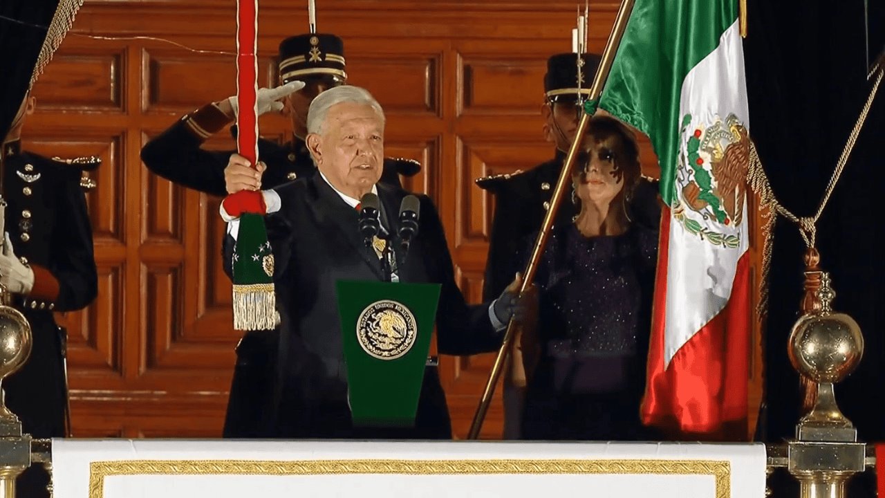 AMLO da su último Grito de Independencia