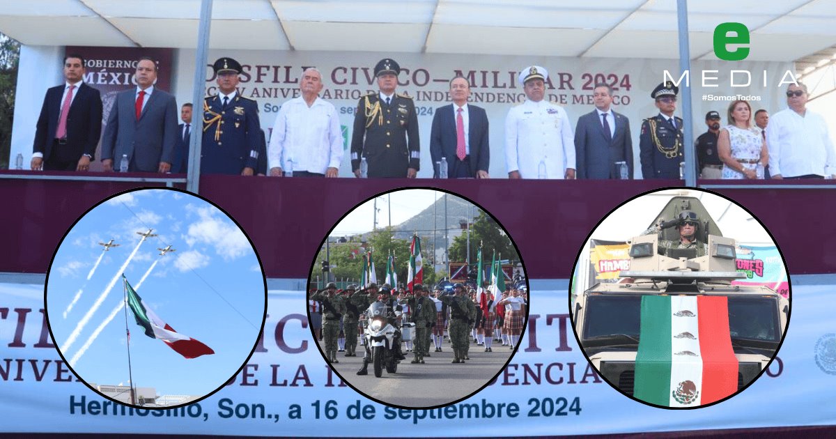 Conmemoran el 214 aniversario de la Independencia de México con desfile