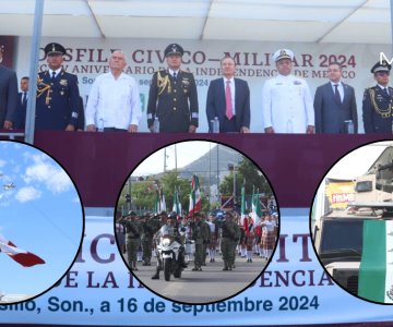 Conmemoran el 214 aniversario de la Independencia de México con desfile