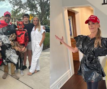 Megyn Kelly y Donald Trump Jr. se disfrazan de basura para Halloween