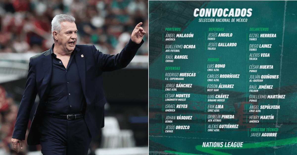 Convocatoria de México para Nations League: 8 europeos y 6 de Cruz Azul