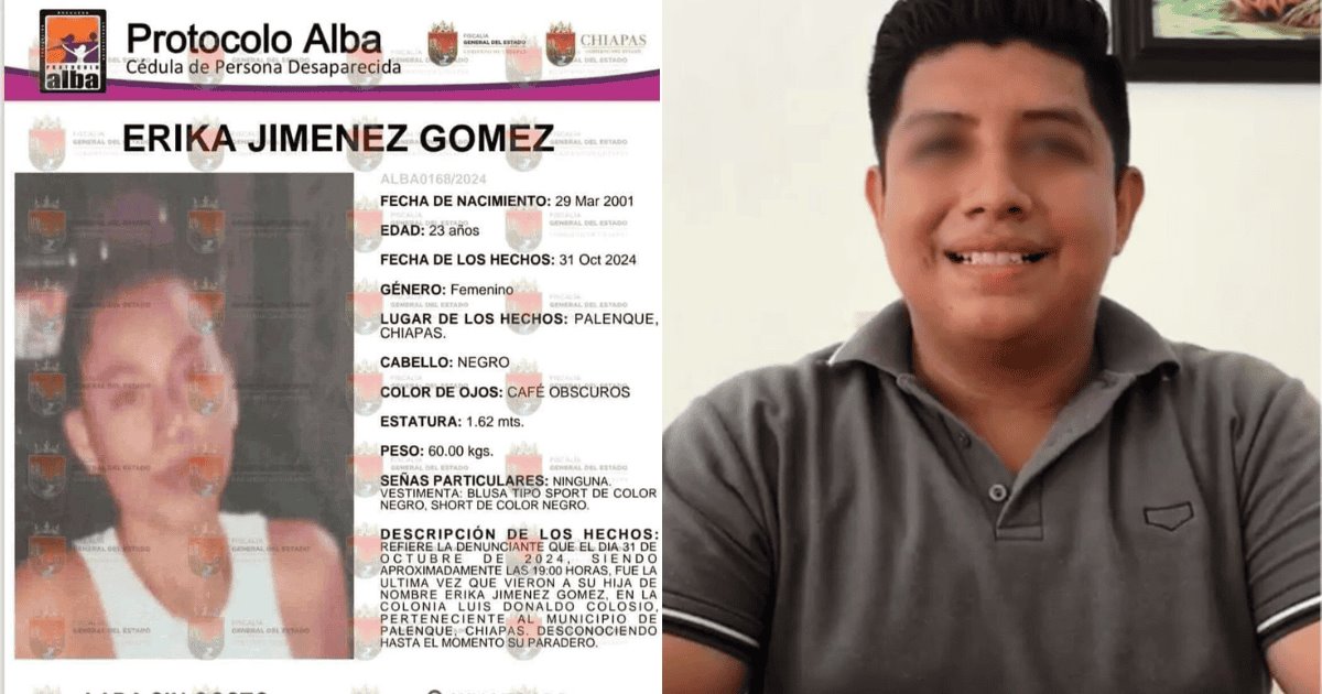 Caso Erika Jiménez: embarazada de 7 meses encontrada sin vida en Chiapas