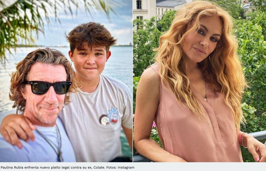 Colate asegura que su hijo no quiere vivir con su madre Paulina Rubio