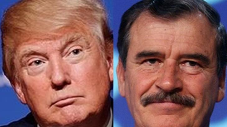 Donald Trump y Vicente Fox chocan en Twitter por visita a México