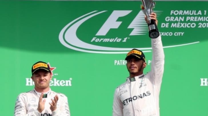 Hamilton sin rendirse, gana en México e iguala a Prost en victorias