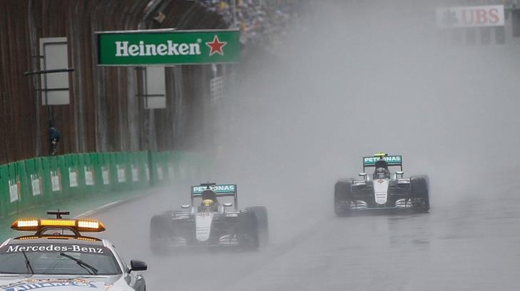 El Gran Premio de Brasil detenido por lluvia