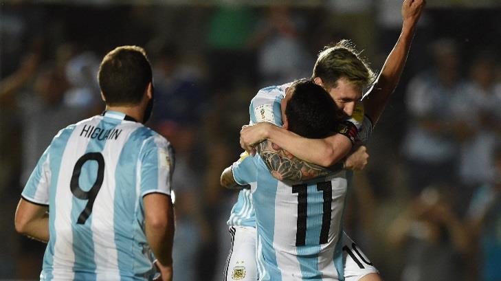 Lionel Messi de victoria a Argentina