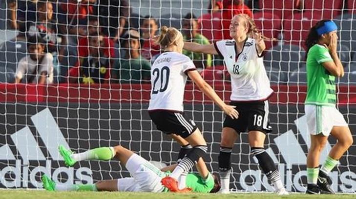 El Tri femenil cae 3-0 con Alemania