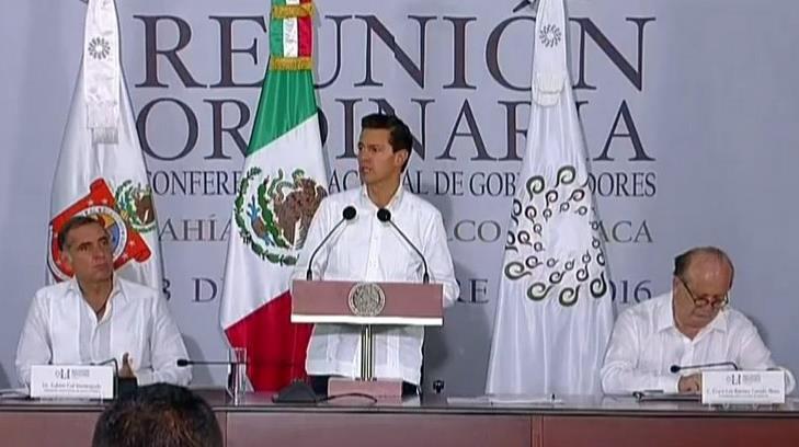 Peña Nieto descarta auxiliar a estados en quiebra