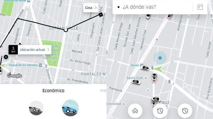 Nueva app de Uber en México