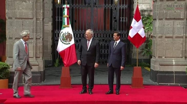 Presidente de Suiza realiza visita de estado a México