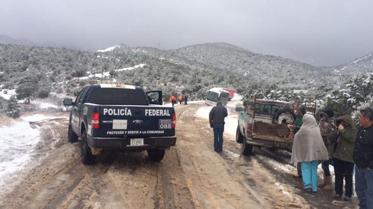 Cae nieve en 8 municipios de Sonora