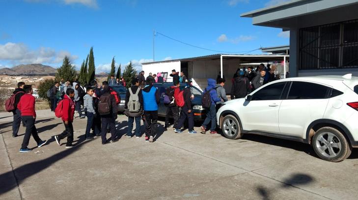 Alarma en secundaria de Nogales por fuga de gas