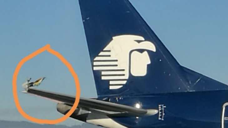 Aviones de Aeroméxico registran roce de alas en el aeropuerto de la CDMX