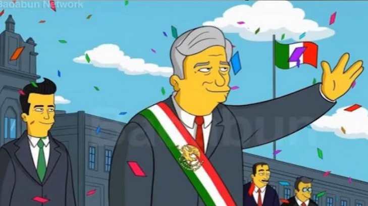 Los Simpson visualizan al próximo Presidente de México