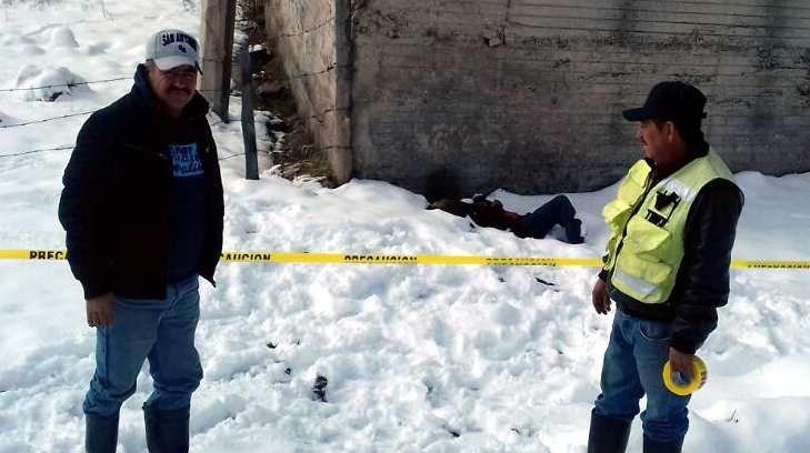 Fallece persona en medio de la nieve en Chihuahua