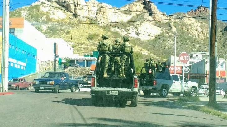 Armada realiza operativo en Guaymas previo al Carnaval