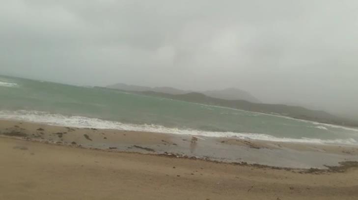 Guaymas registra fuerte oleaje y rachas de viento de hasta 50 km por hora