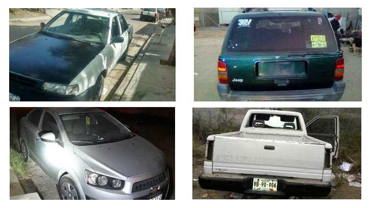 En un mismo día, recuperan cuatro vehículos robados en Hermosillo