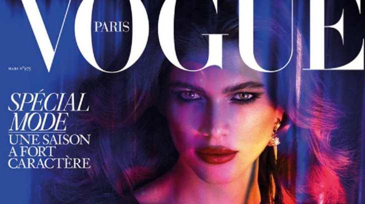 Modelo transgénero en la portada de Vogue París