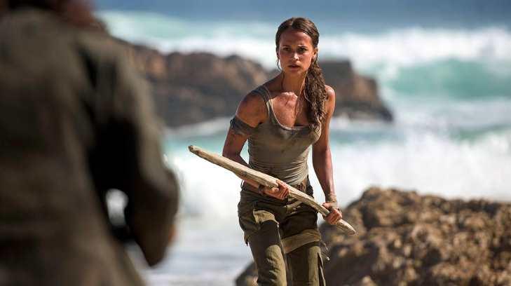 Revelan primeras imágenes de Alicia Vikander como Lara Croft