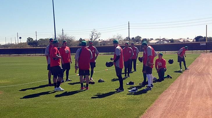 La Selección Mexicana de beisbol inicia entrenamientos en Arizona