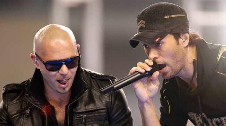 Enrique Iglesias y Pitbull juntos en gira por EUA