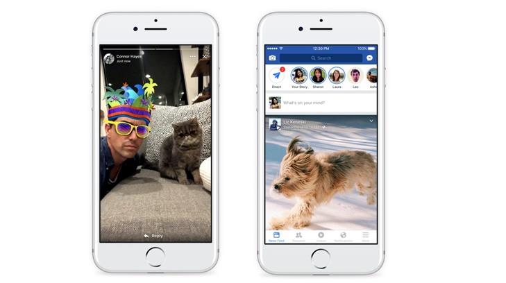 Aplicación de Facebook copia la función historias ideada por Snapchat