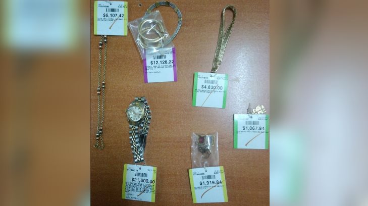 Lote de joyas robado es encontrado en una casa de empeño en Ciudad Obregón