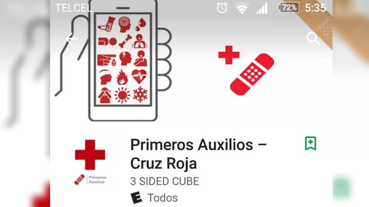 Cruz Roja cuenta con app para primeros auxilios