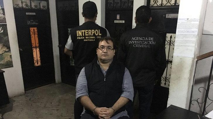 Detienen a Javier Duarte, exgobernador de Veracruz, en Guatemala