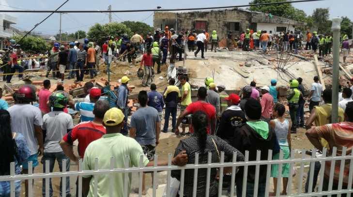 Fallecen 4 personas al caer un edificio en construcción en Cartagena