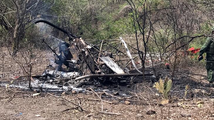 Avioneta para fumigar cultivos se desploma en Morelos