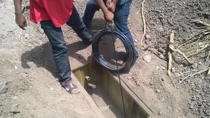 Desmantelan yaquis gasoducto en Loma de Bácum