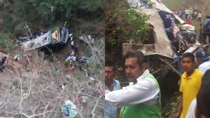 Cae camión a barranco en Motozintla; mueren 12