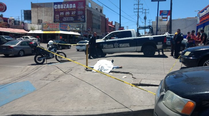 Mujer fallece en el Centro de Nogales