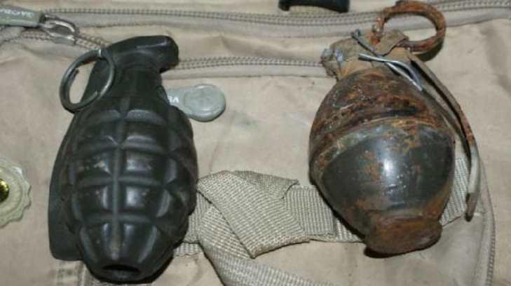 Nogalenses  entregan dos granadas de fragmentación en campaña de despistolización