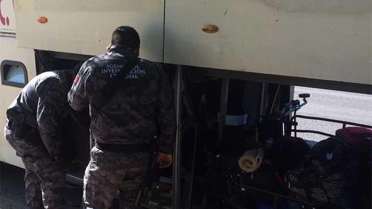 Aseguran dos kilos de heroína en camión de pasajeros en Navojoa