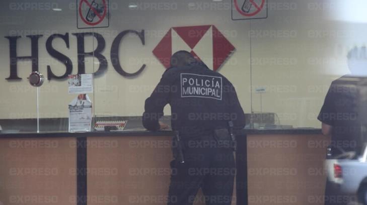 Solitario ladrón roba en sucursal bancaria de HSBC