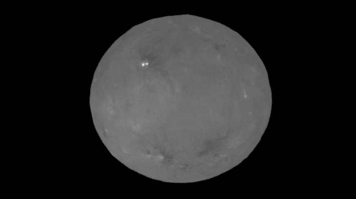 NASA graba video del planeta Ceres en oposición al sol